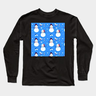 Snowmen Christmas Long Sleeve T-Shirt